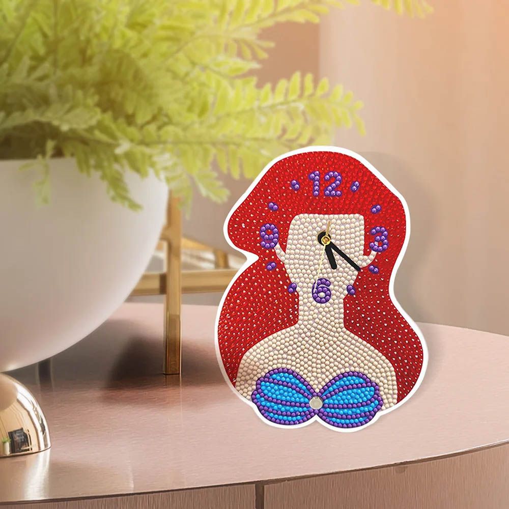 UKR - DIY Diamond Painting Clock - Mermaid