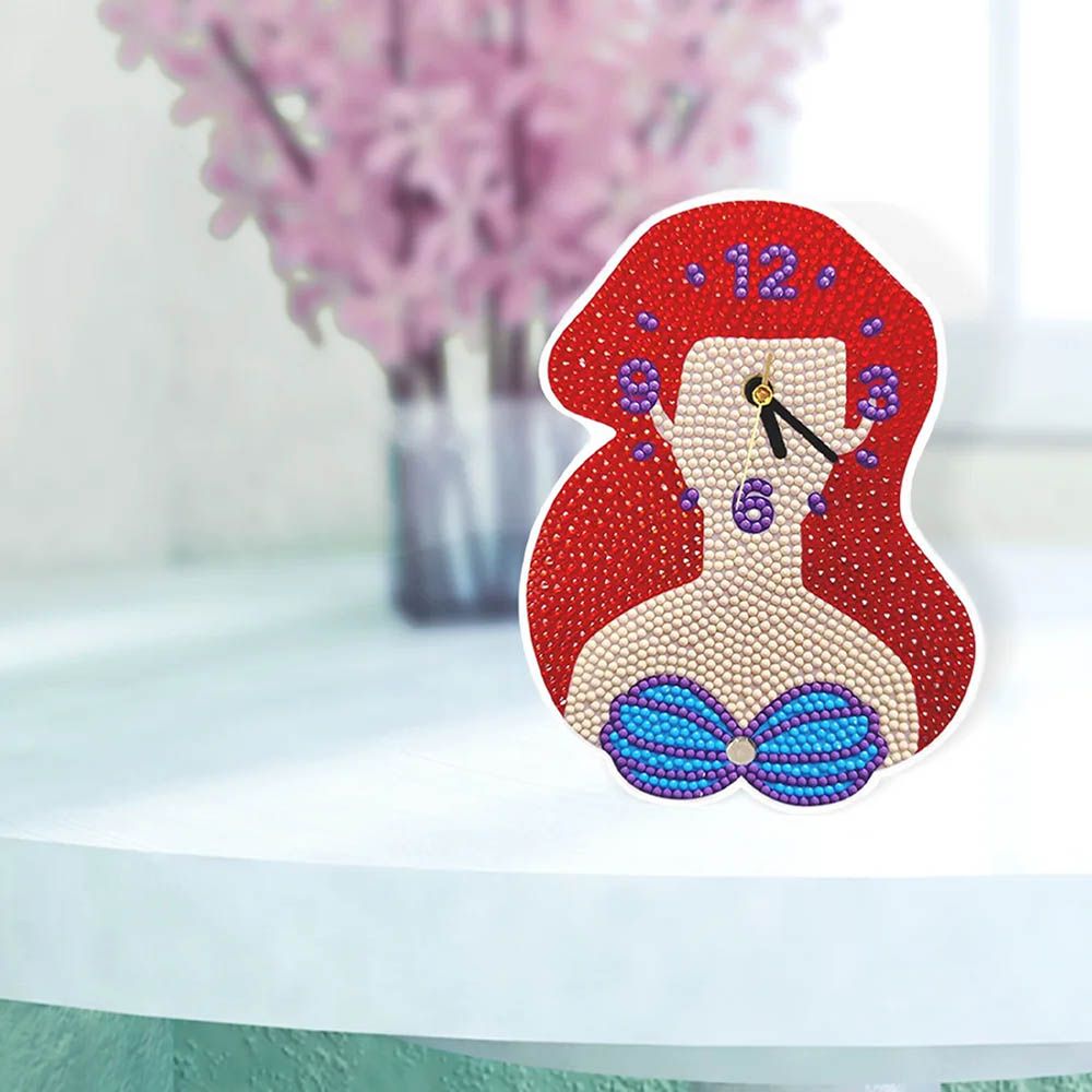 UKR - DIY Diamond Painting Clock - Mermaid