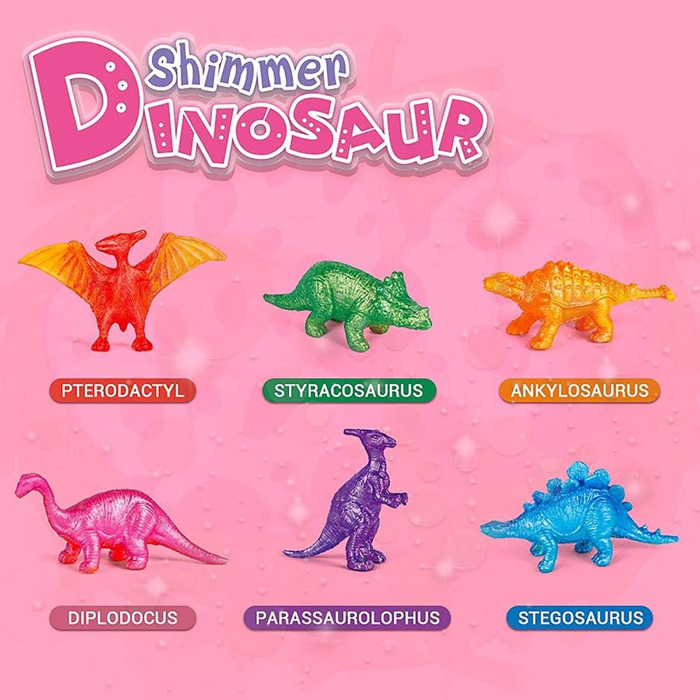 UKR - Shimmer Dinosaur Dig Kit - 6pcs