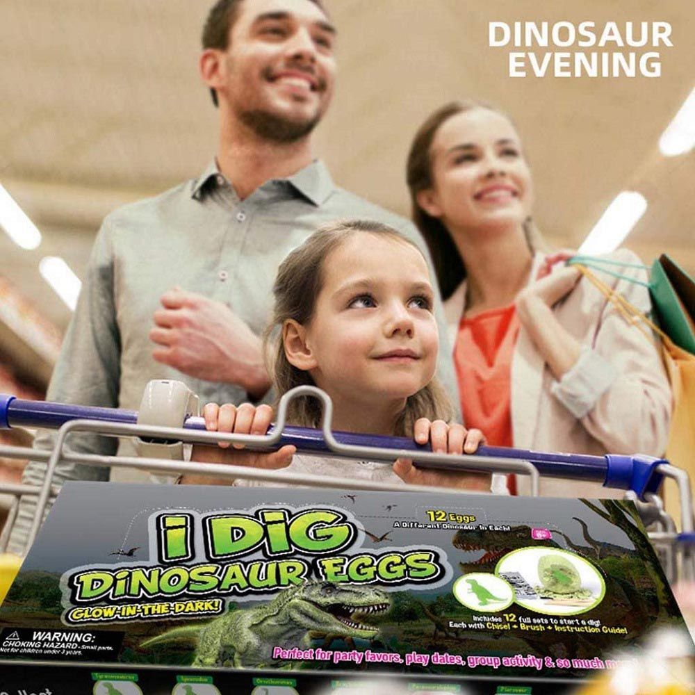 UKR - I Dig Dinosaur Eggs Kit - 12pcs