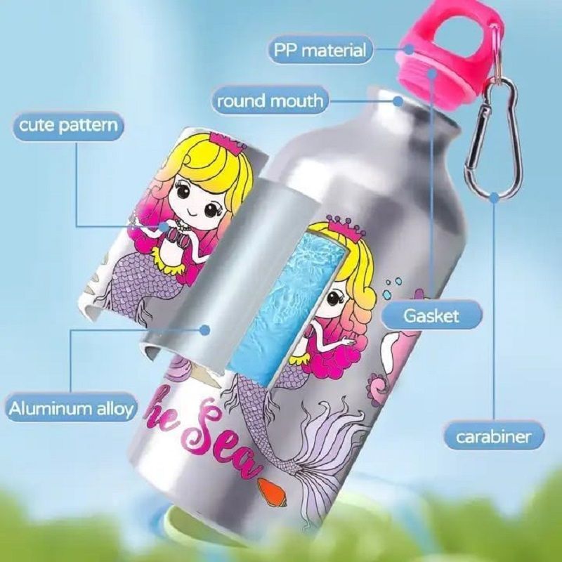 UKR - DIY Water Bottle Art And Craft Kit - Mermaid