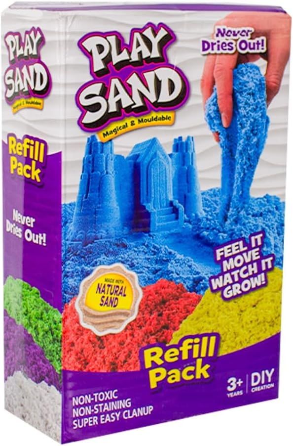 UKR - Magical & Moldable Play Sand  Refill Pack - 4 Colors