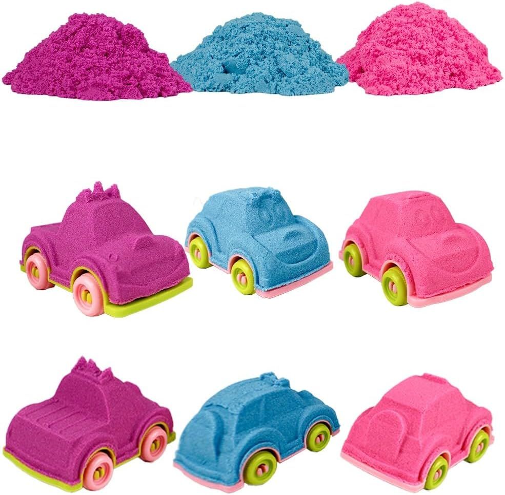 UKR - Magical & Moldable Play Sand Set - Super Cars