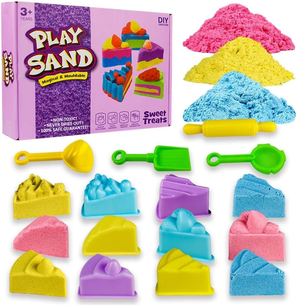 UKR - Magical & Moldable Play Sand Set - Sweet Treats