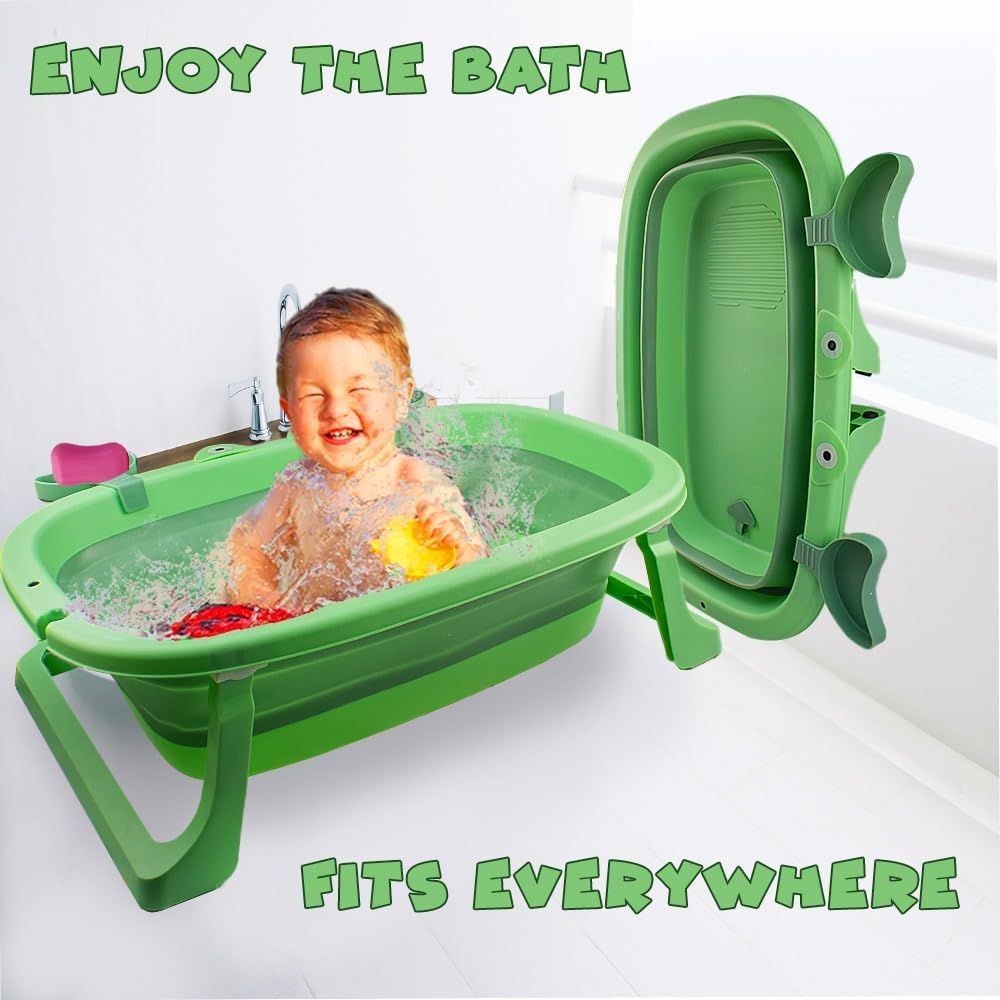 UKR - Foldable Baby Bathtub - Green