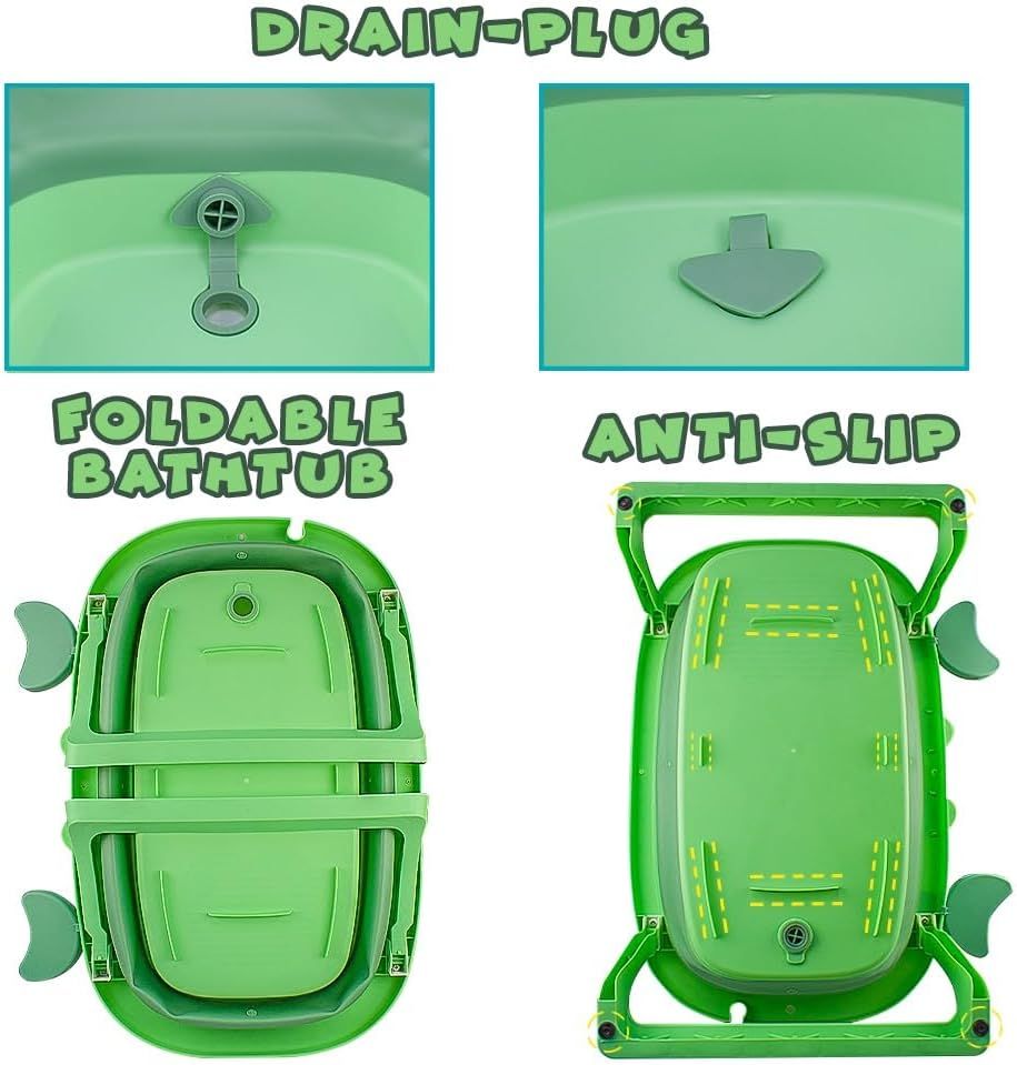 UKR - Foldable Baby Bathtub - Green