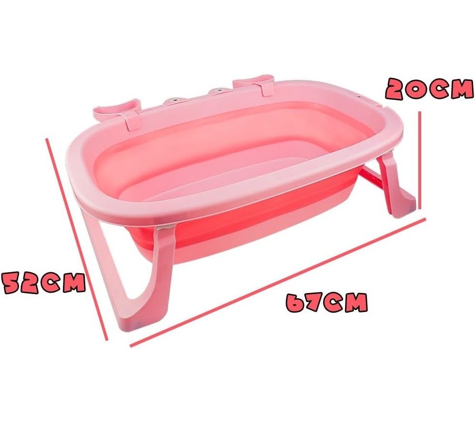 UKR - Foldable Baby Bathtub - Pink