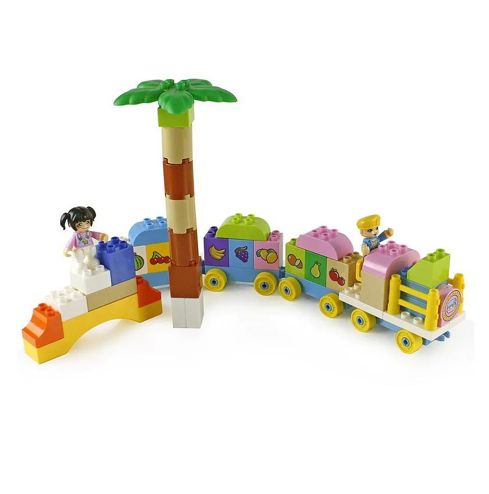 UKR - The Fruits Train Building Block Set - 54 Pcs