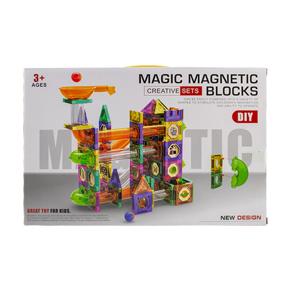 UKR - 3D DIY Magic Magnetic Building Block Set - 126 Pcs