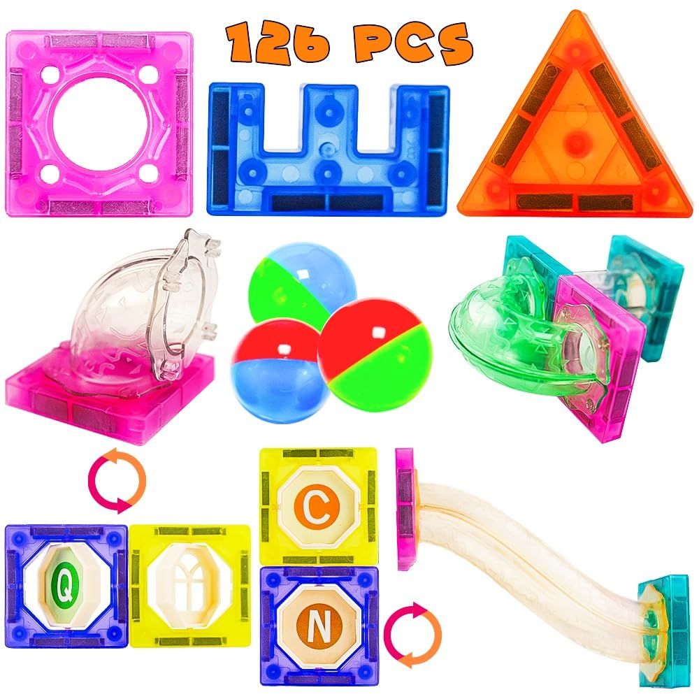 UKR - 3D DIY Magic Magnetic Building Block Set - 126 Pcs