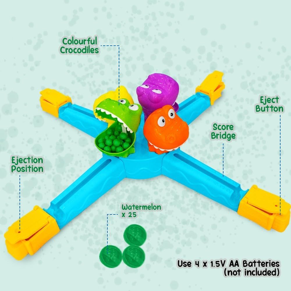 UKR - Hungry Crocodile Launchers Electronic Board Game