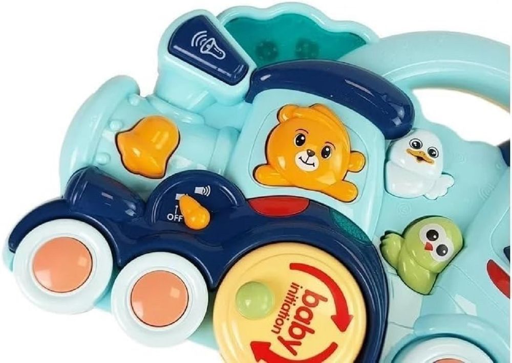 UKR - Light-Up Musical Animal Train Toy