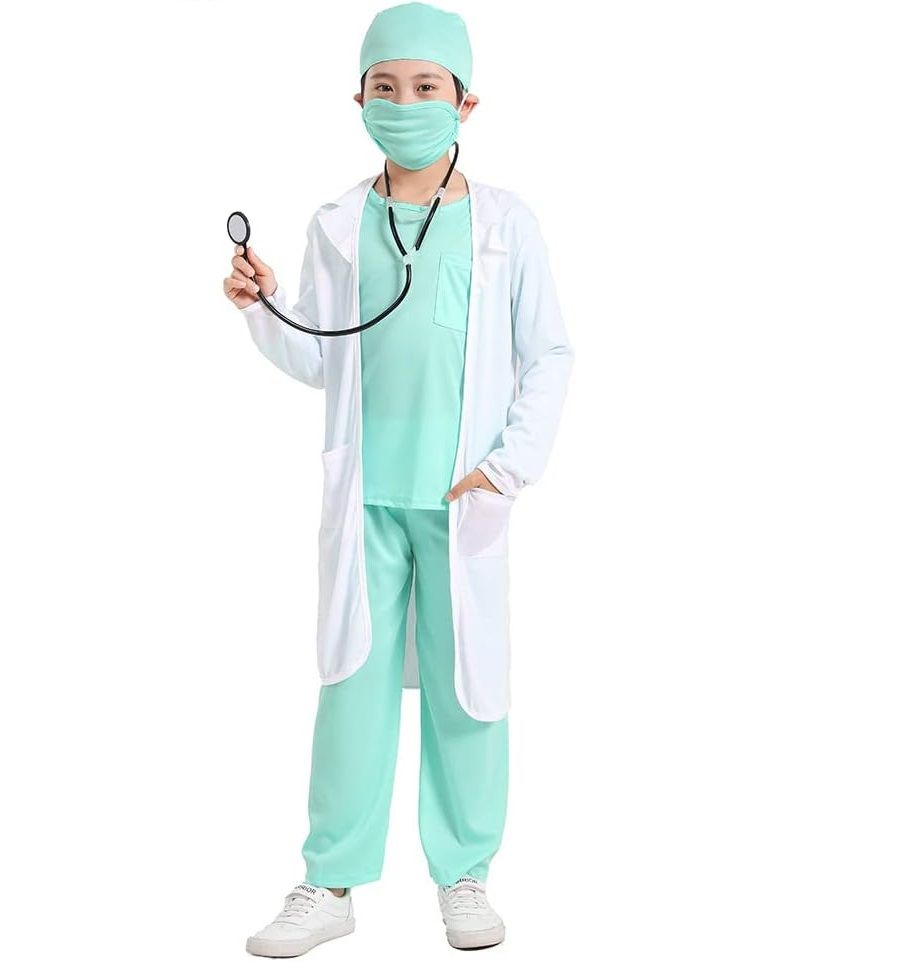 UKR - Kids Dr Lab Coat Dress Up Kit