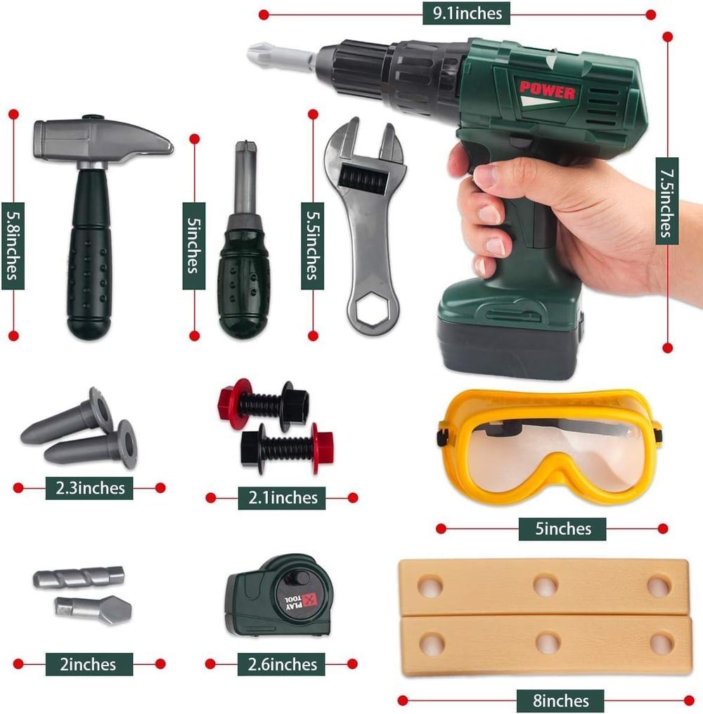 UKR - Construction & Mechanic Toy Tool Set