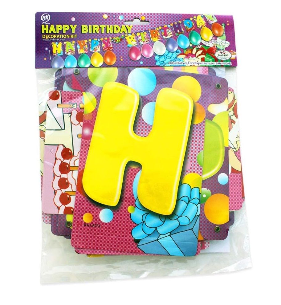 Ukr - Happy Birthday Balloons Decoration Kit