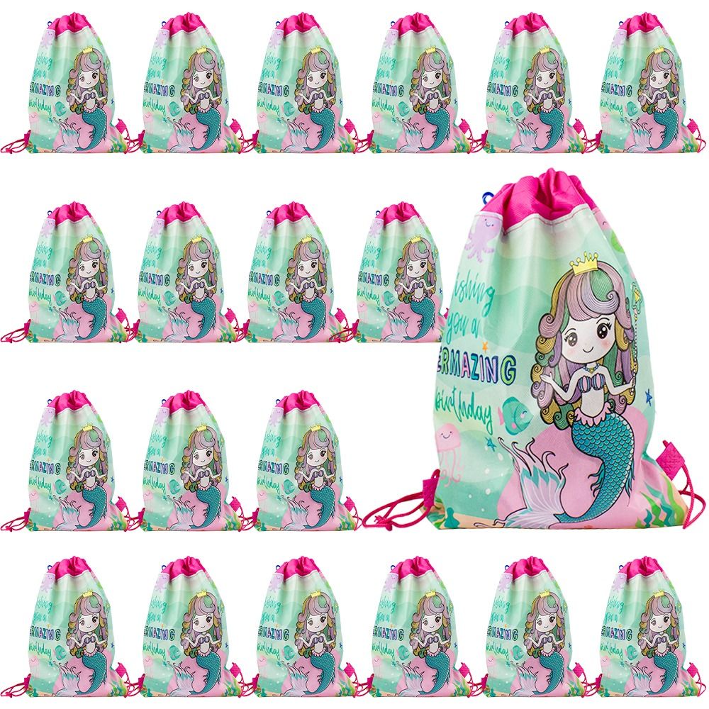 UKR - Drawstring Backpack - Pack of 20 - Mermaid