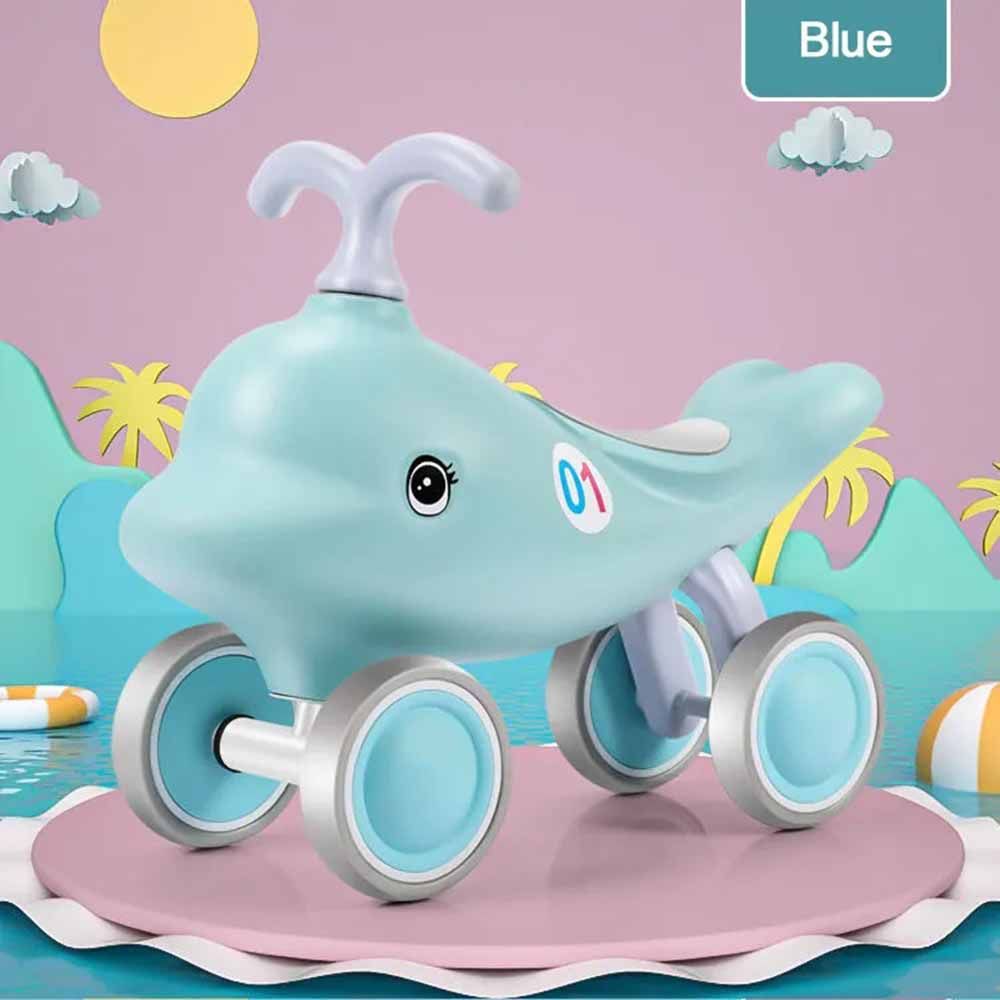 UKR - Ride-On Dolphin - Blue