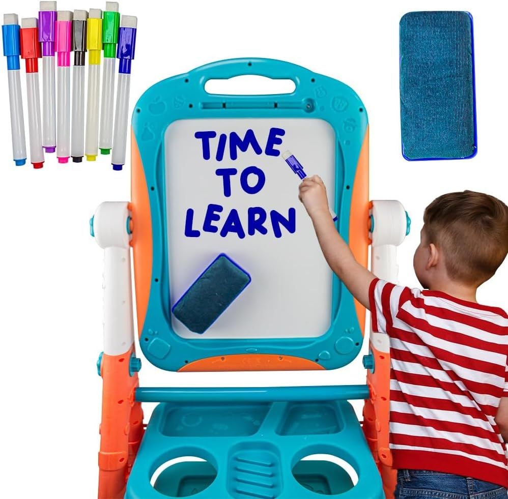 UKR - 2-in-1 Double-Sided Interactive Easel With Accessory Set