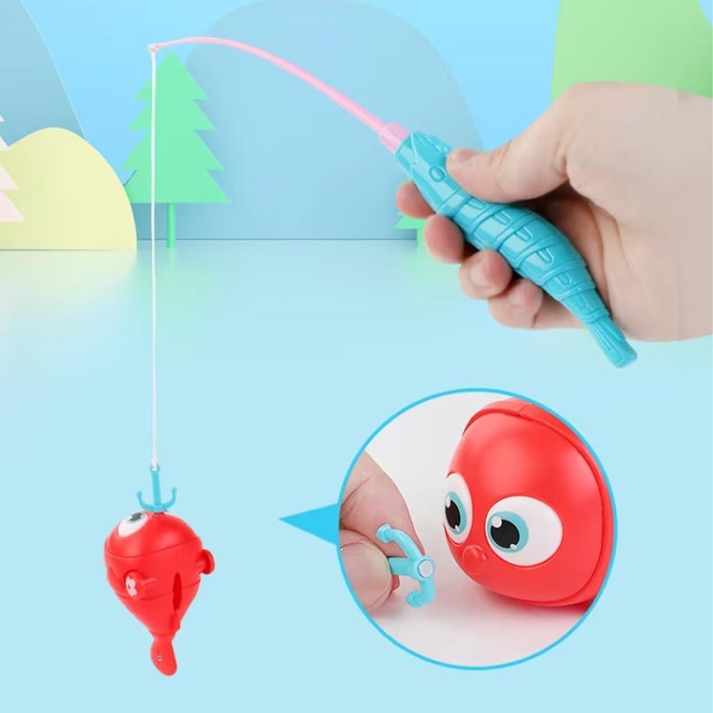 UKR - Magnetic Electric Fishing Game Set - 7 Pcs