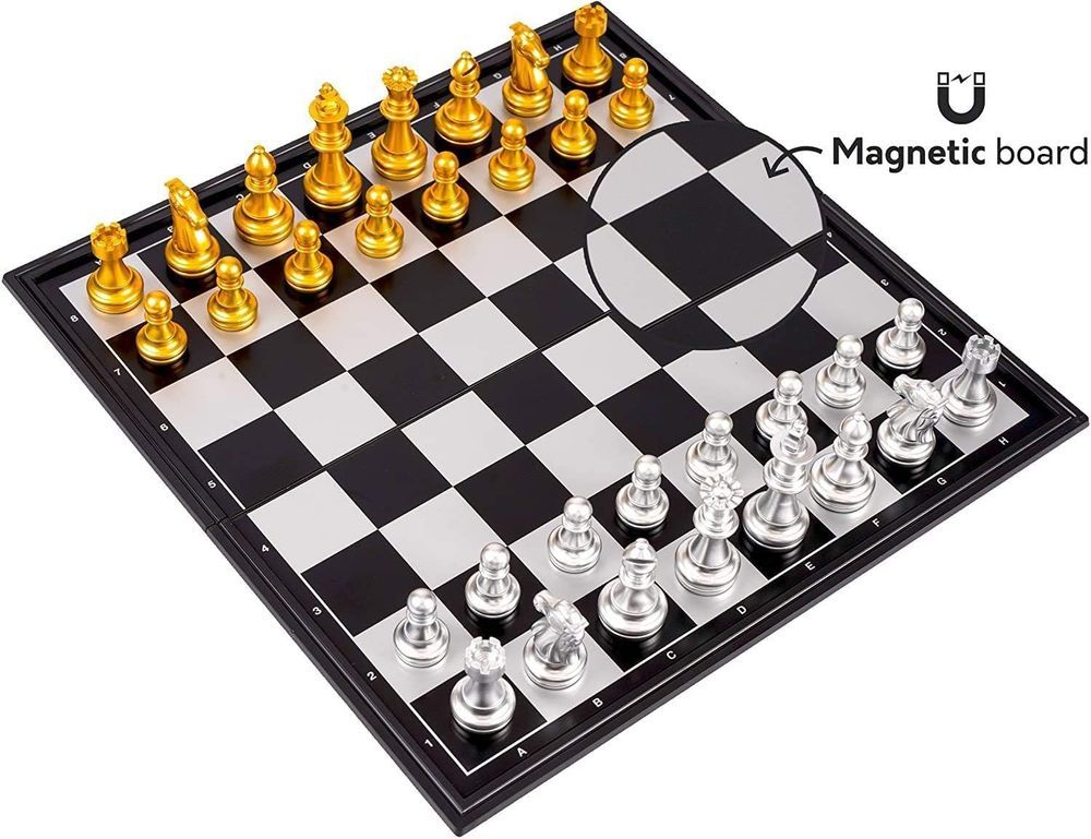 UKR - Magnetic Chess Classic Board Game Set - 14-Inch