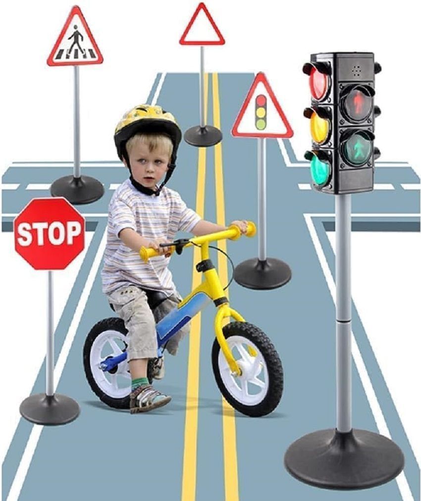 UKR - Warning Traffic Light Electronic Toy - 70 cm