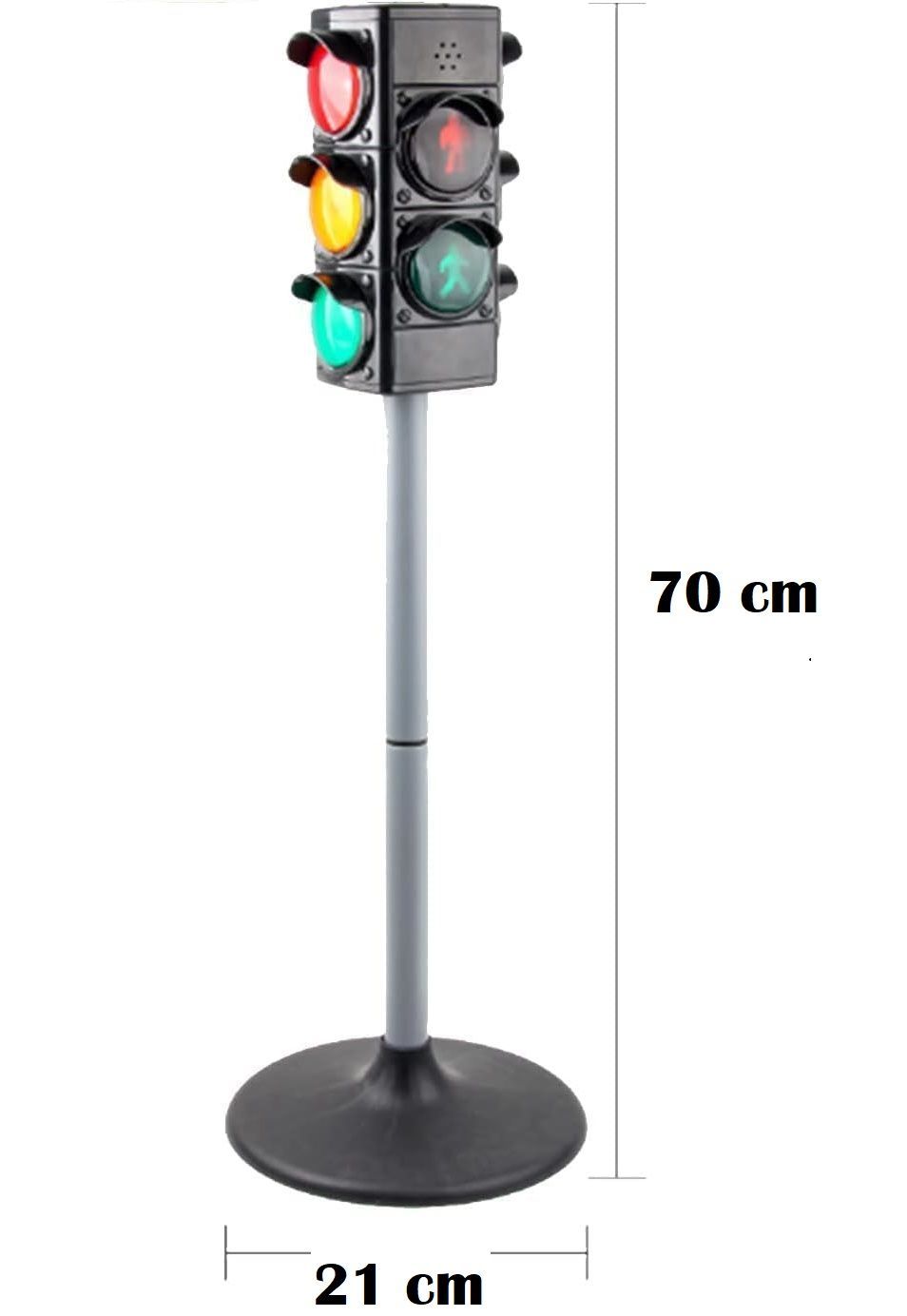 UKR - Warning Traffic Light Electronic Toy - 70 cm