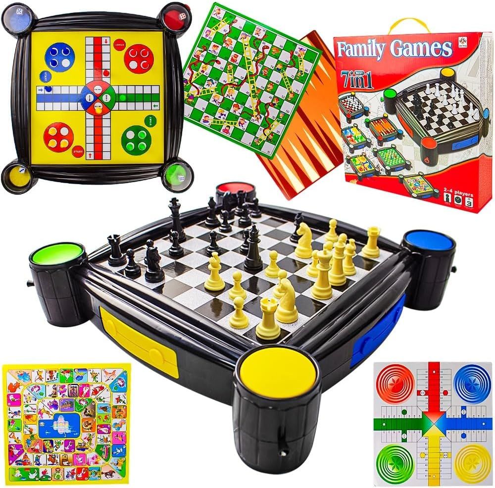 UKR - 7-in-1 Family Game Set