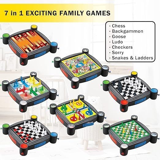 UKR - 7-in-1 Family Game Set