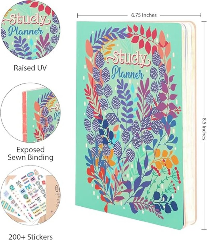 Doodle - Tropical Chime Hard Bound Study Planner - B5