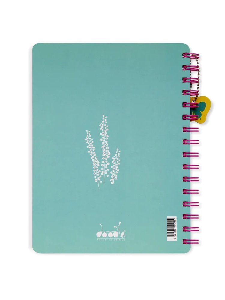 Doodle - Flower Fun Wiro Notebook - B5