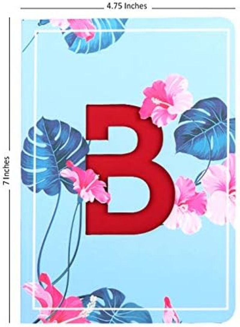 Doodle - Initial B Monogram Soft Bound Notebook - B6