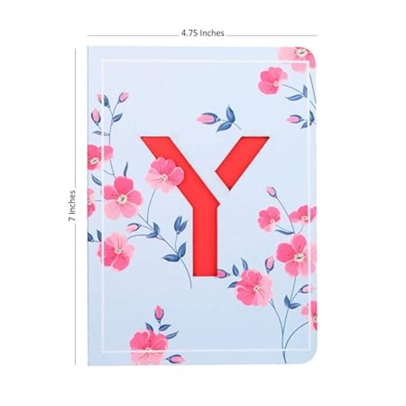 Doodle - Initial Y Monogram Soft Bound Notebook - B6