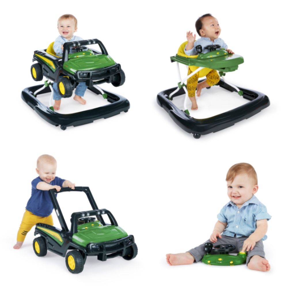 Bright Starts - John Deere Gator - 4-in-1 Baby Activity Walker