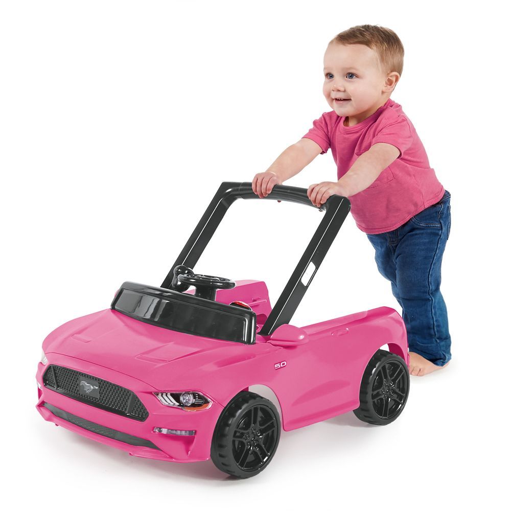 Bright Starts - Ford Mustang 4-in-1 - Baby Activity Walker -  Pink