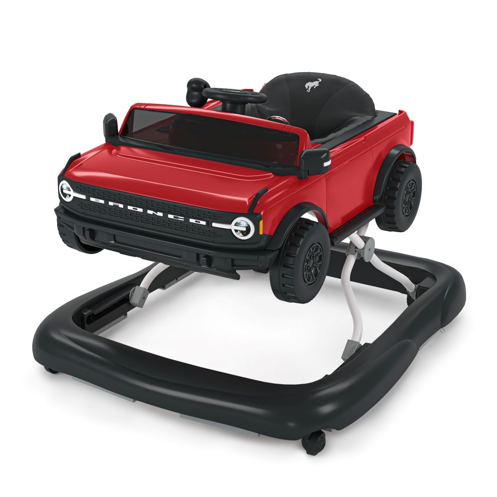 Bright Starts - Ford Bronco - 4-in-1 Baby Walker - Race Red