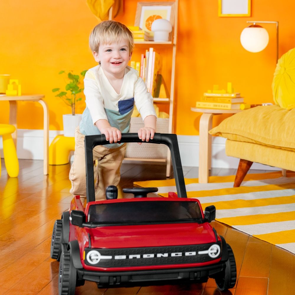 Bright Starts - Ford Bronco - 4-in-1 Baby Walker - Race Red