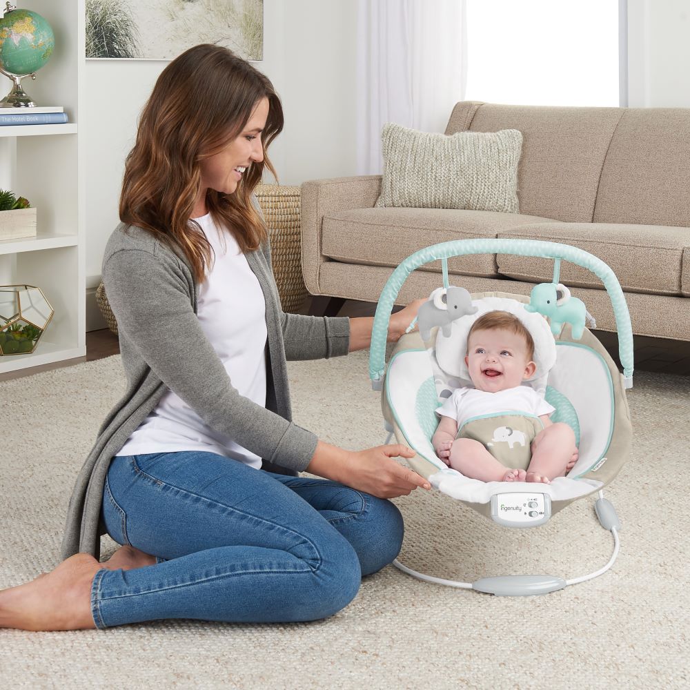 Ingenuity - Cradling Seat Baby Bouncer - Whitaker