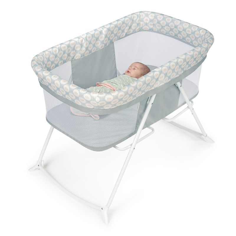 Ingenuity - Snooze And Stow Rocking Portable Folding Bassinet - Sheppy