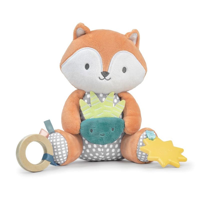 Ingenuity - Calm Springs Plush Activity Pal And Teether Toy - Kitt