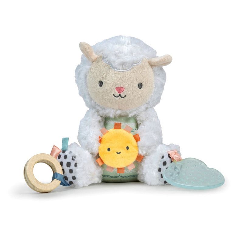 Ingenuity - Calm Springs Plush Activity Pal And Cloud Teether Toy - Sheppy