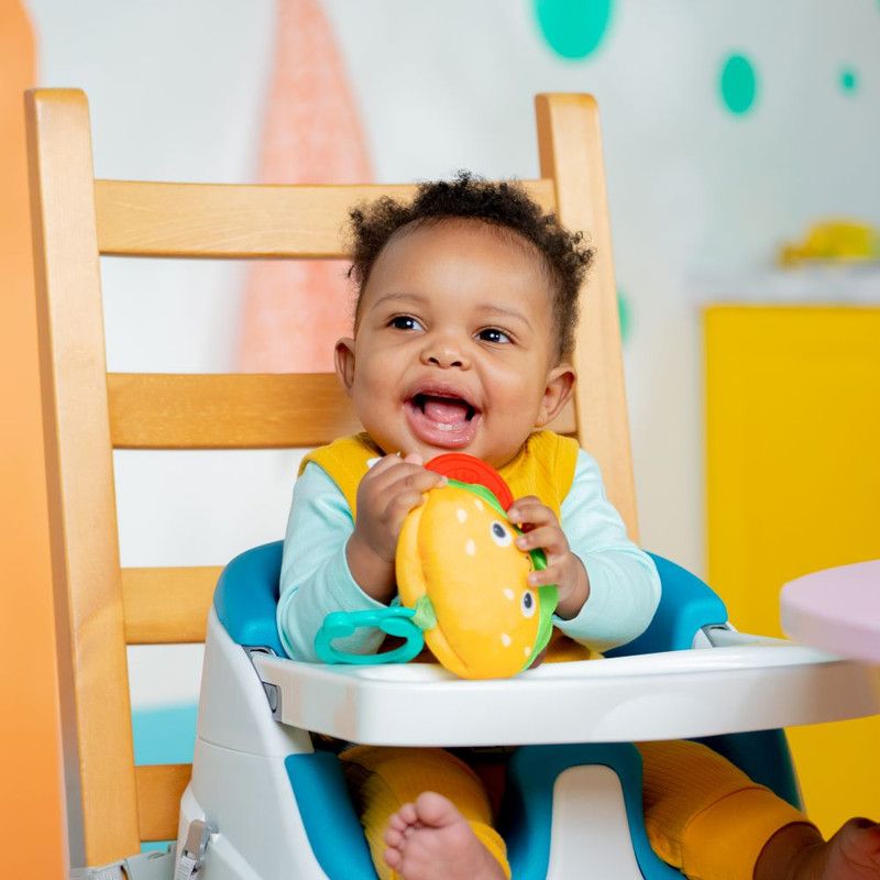 Bright Starts - Say Cheeseburger On The Go Teether Activity And Stroller Toy