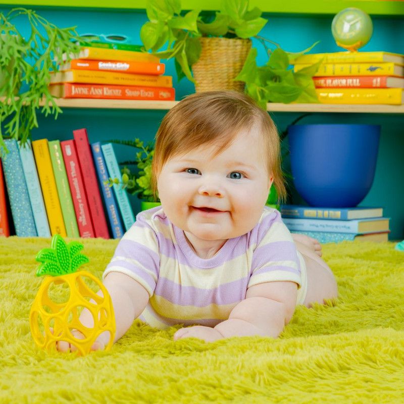 Bright Starts - Oball Easy Grasp Pineapple Teether Toy