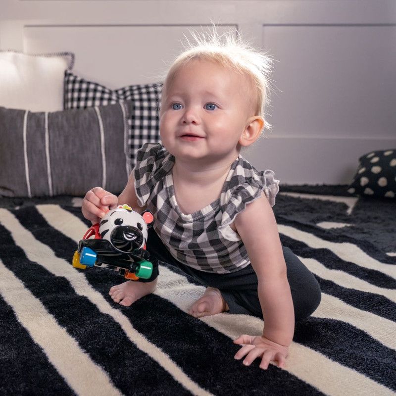 Baby Einstein - Curious Car Zen The Zebra Oball Toy Car And Rattle