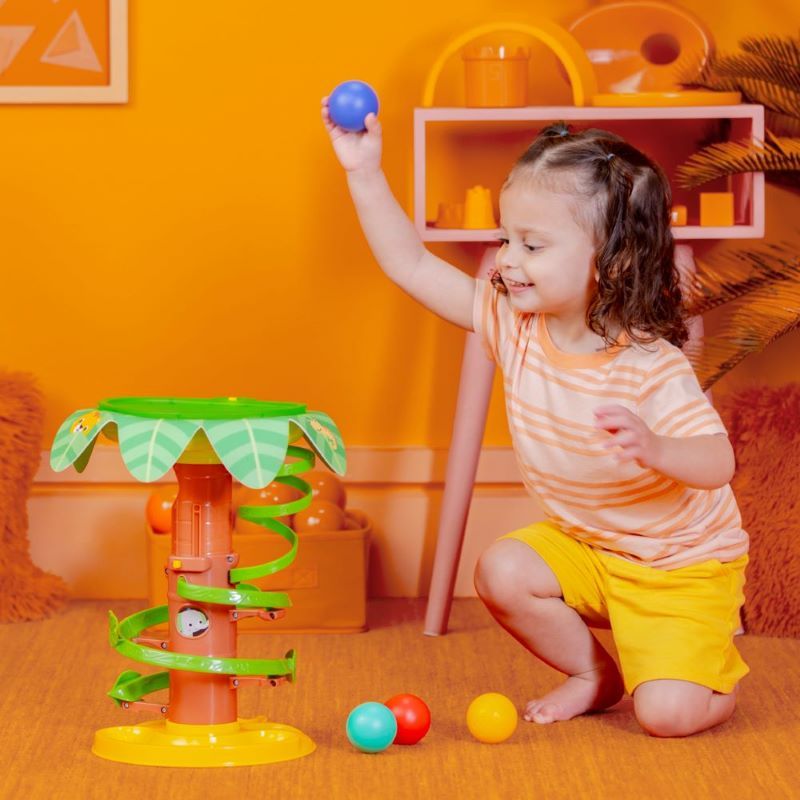 Bright Starts - Tropical Twirl Ball Play Toy