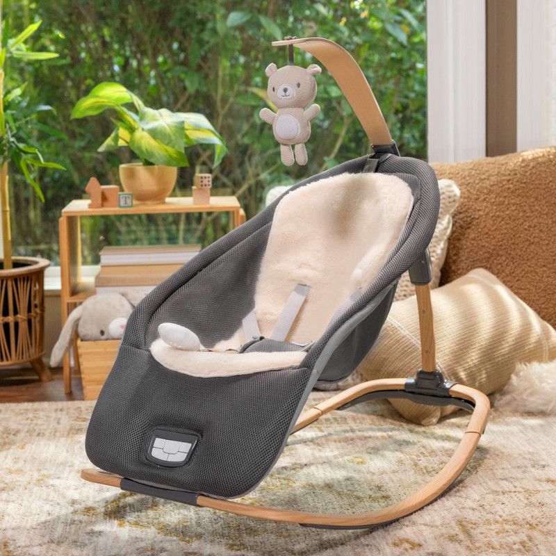 Ingenuity - 2-In-1 Every Season Baby Rocker And Seat - Grey