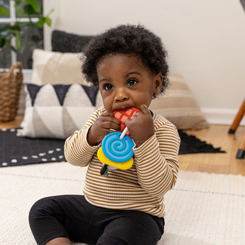 Baby Einstein - 2-In-1 Shake-a-Shape Zen Teether Toy