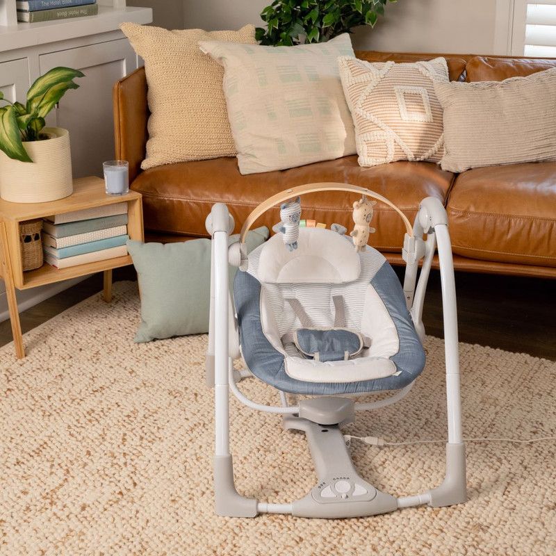 Ingenuity - Swing 'N Go Portable Swing - Chambray