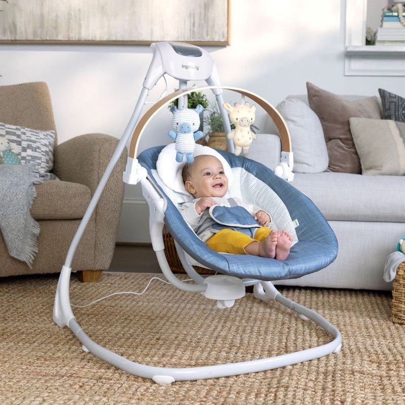 Ingenuity - Compact Soothing Swing - Chambray