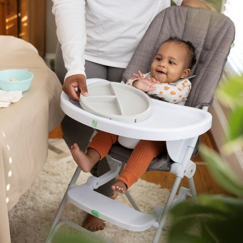 Ingenuity - Sun Valley Compact Folding High Chair - Grey