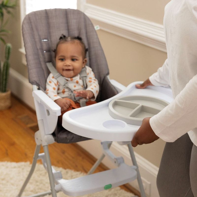 Ingenuity - Sun Valley Compact Folding High Chair - Grey